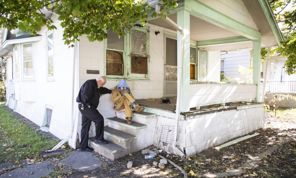 Walking the streets of one of America's poorest cities: What is a deacon from Chelsea doing in Flint?