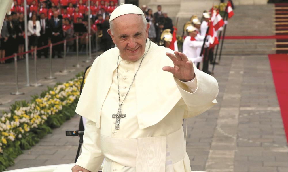 Pope Francis celebrates his fifth anniversary
