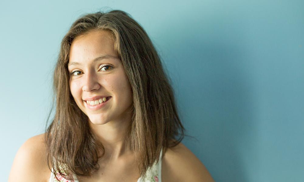 Teen Rebecca felt the presence of God at her confirmation retreat