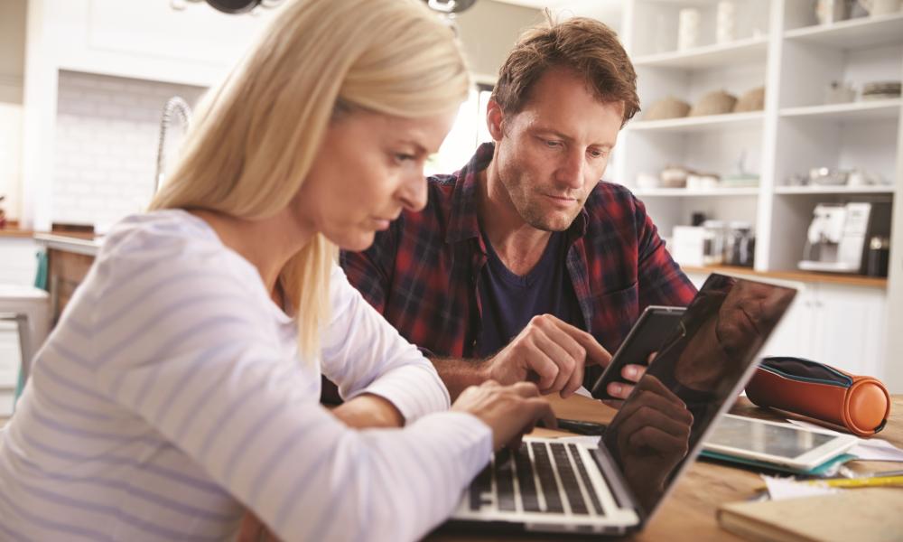 He says: She lost a lot of our money shopping online